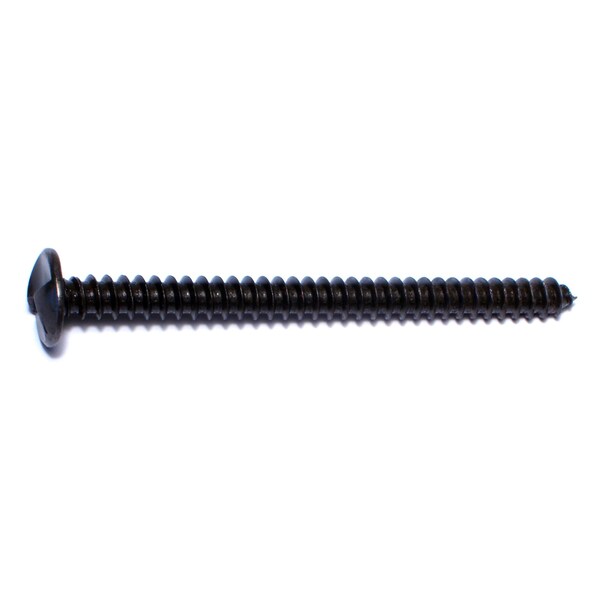 Midwest Fastener 5/16"-18 x 4 in Slotted Round Machine Screw, Black Oxide Steel, 50 PK 08472 - main